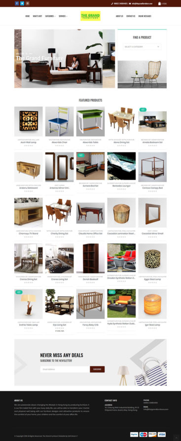 softgreenitus.com portfolio furniture selling website