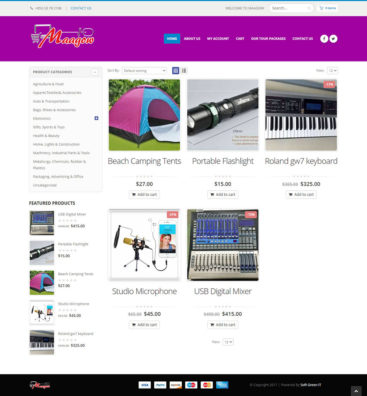 softgreenitus.com portfolio home electric items online store website